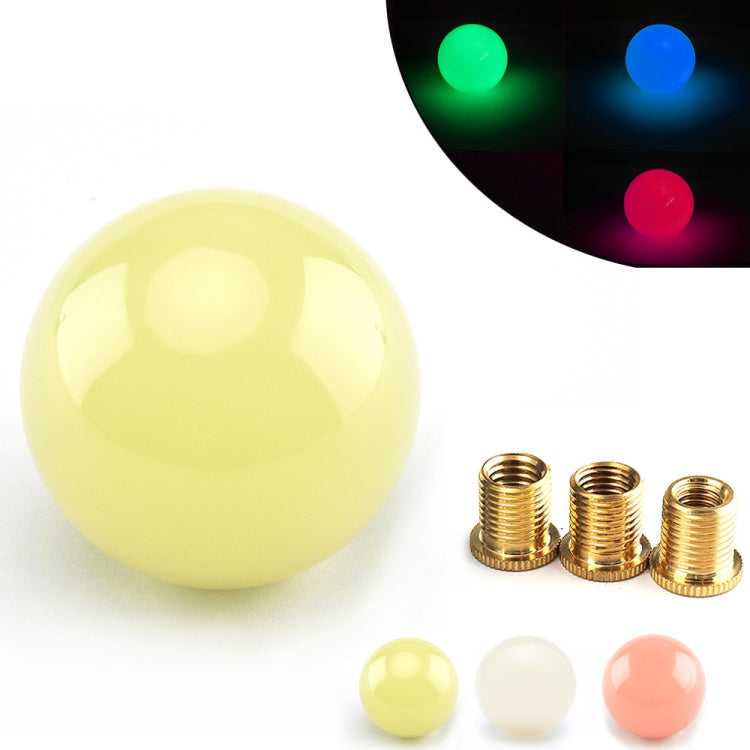 SK-1042 Universal Car Round Luminous Shift Knob with Adapters(Grenn) - In Car by buy2fix | Online Shopping UK | buy2fix