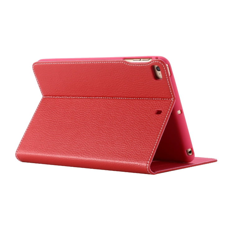 For iPad Mini 2019 & 4 & 3 & 2 & 1 GEBEI PU+TPU Horizontal Flip Protective Case with Holder & Card Slots(Red) - iPad mini (2019) / mini 5 Cases by GEBEI | Online Shopping UK | buy2fix