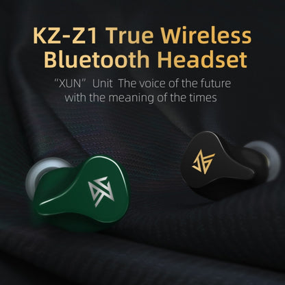 KZ Z1 1DD Dynamic True Wireless Bluetooth 5.0 Sports In-ear Earphone(Black) - Bluetooth Earphone by KZ | Online Shopping UK | buy2fix