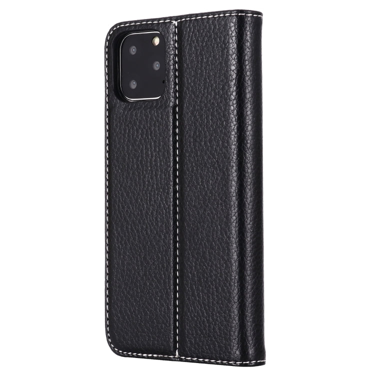 For iPhone 11 Pro GEBEI PU+TPU Horizontal Flip Protective Case with Holder & Card Slots(Black) - iPhone 11 Pro Cases by GEBEI | Online Shopping UK | buy2fix