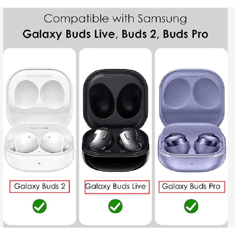 For Samsung Galaxy Buds Live / Buds 2 / Buds Pro / Buds 2 Pro Thunder Battlegear Anti-fall Earphones Protective Case with Switch(Black) - Samsung Earphone Case by buy2fix | Online Shopping UK | buy2fix