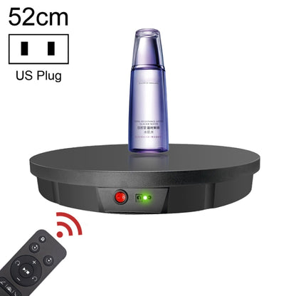 52cm Remote Control Electric Rotating Turntable Display Stand Video Shooting Props Turntable, Charging Power, Power Plug:US Plug(Black) - Camera Accessories by buy2fix | Online Shopping UK | buy2fix