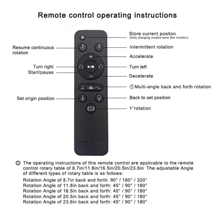 52cm Remote Control Electric Rotating Turntable Display Stand Video Shooting Props Turntable, Charging Power, Power Plug:UK Plug(Black) - Camera Accessories by buy2fix | Online Shopping UK | buy2fix