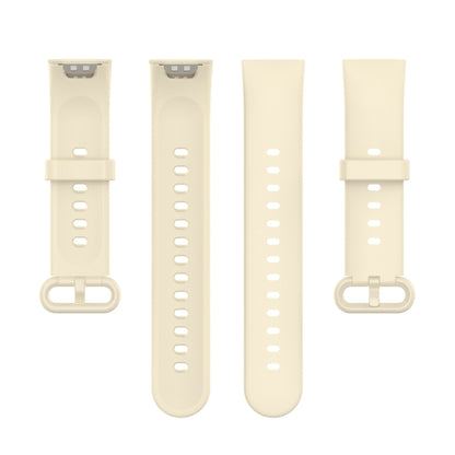 For Xiaomi Redmi Watch 2 Solid Color Silicone Strap Watch Band(Ivory White) - Smart Wear by buy2fix | Online Shopping UK | buy2fix