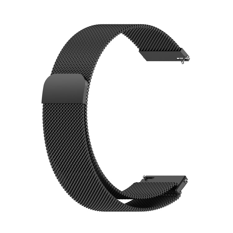 For Huawei Watch GT 3 42mm 20mm Milan Metal Watch Band(Black) - Smart Wear by buy2fix | Online Shopping UK | buy2fix