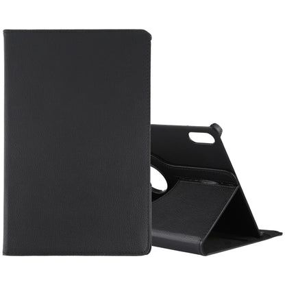 For Lenovo Tab P12 Pro 12.6 Litchi Texture Solid Color Leather Tablet Case(Black) - Lenovo by buy2fix | Online Shopping UK | buy2fix