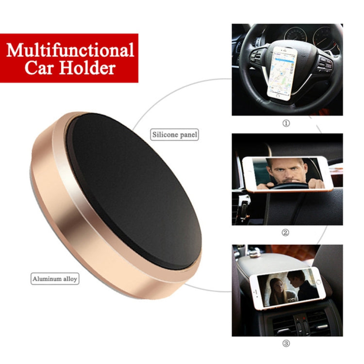 A8 Car Magnetic Phone Holder(Silver) - In Car by buy2fix | Online Shopping UK | buy2fix