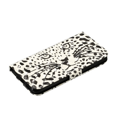 For Samsung Galaxy S22 5G 3D Pattern Horizontal Flip PU Leather Phone Case(Yellow Leopard) - Galaxy S22 5G Cases by buy2fix | Online Shopping UK | buy2fix