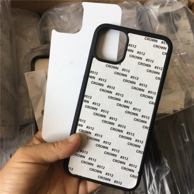 For iPhone XS Max 10pcs 2D Blank Sublimation Phone Case(Black) - More iPhone Cases by buy2fix | Online Shopping UK | buy2fix