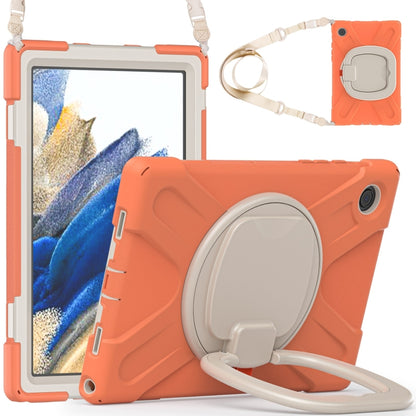 For Samsung Galaxy Tab A8 10.5 2021 Silicone + PC Tablet Case(Living Coral) - Other Galaxy Tab PC by buy2fix | Online Shopping UK | buy2fix