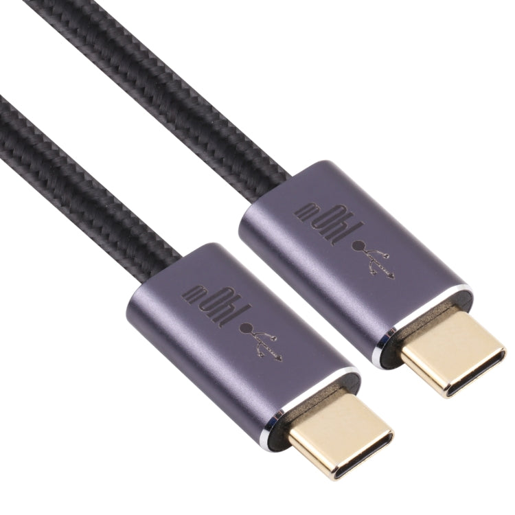 140W USB 2.0 USB-C / Type-C Male to USB-C / Type-C Male Braided Data Cable, Cable Length:1.5m(Black) - Computer & Networking by buy2fix | Online Shopping UK | buy2fix