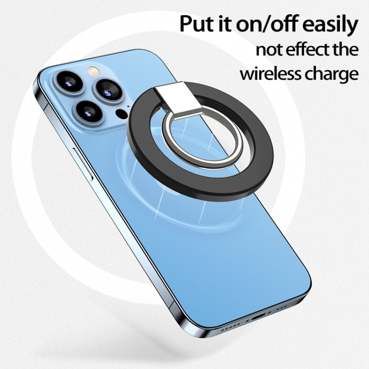 wlons Magnetic 360 Degree Rotatable Mobile Phone Ring Holder(Blue) - Ring Holder by wlons | Online Shopping UK | buy2fix