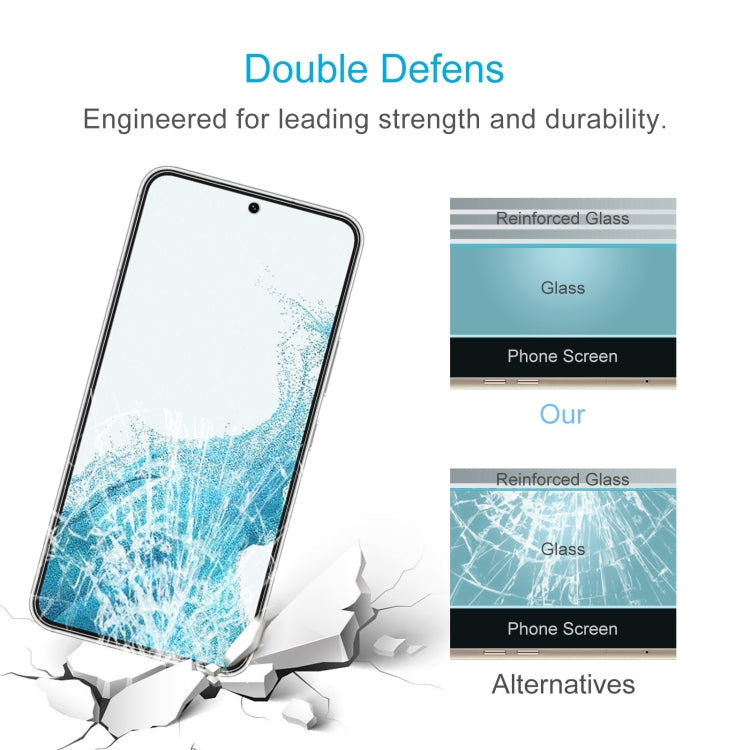 For Samsung Galaxy S22 5G 10pcs 0.26mm 9H 2.5D Tempered Glass Film, Fingerprint Unlocking Is Not Supported - Galaxy S22 5G Tempered Glass by buy2fix | Online Shopping UK | buy2fix