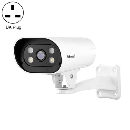 SriHome SH037B 4MP Full Color Night Vision IP66 Waterproof Bullet Camera, POE Version, UK Plug - Bullet Camera by SriHome | Online Shopping UK | buy2fix