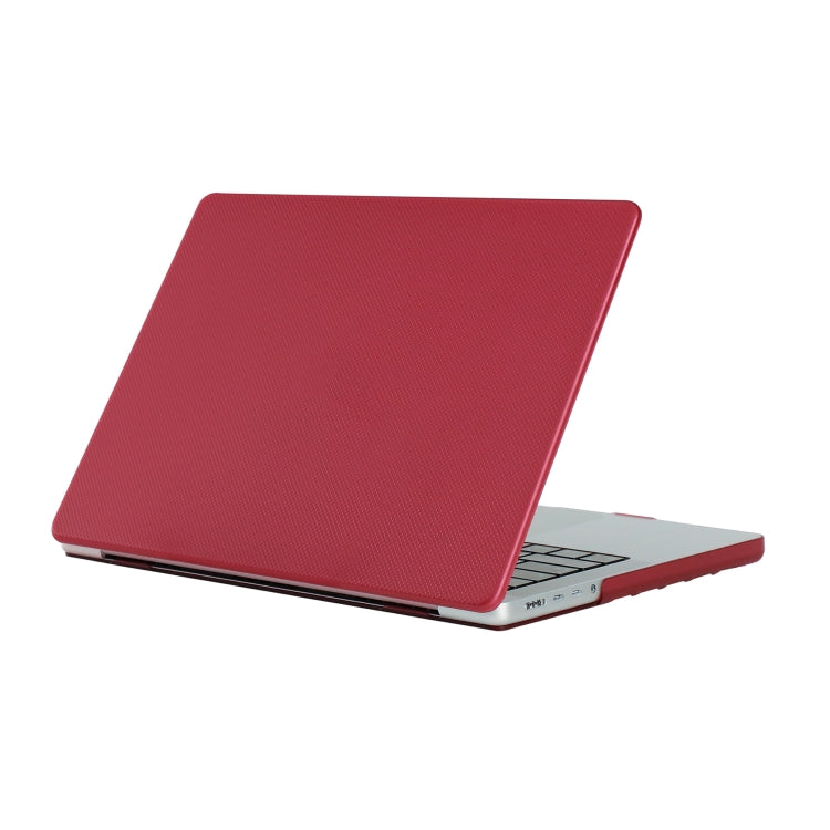 Dot Texture Double Sided Tanned Laptop Case For MacBook Pro 13.3 inch A1706/A1708/A1989/A2159/A2289/A2251/A2338(Red) - MacBook Pro Cases by buy2fix | Online Shopping UK | buy2fix