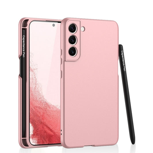 For Samsung Galaxy S22+ 5G GKK Ultra-thin Skin Feel Phone Case with Stylus(Pink) - Galaxy S22+ 5G Cases by GKK | Online Shopping UK | buy2fix