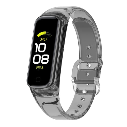For Samsung Galaxy Fit 2 SM-R220 Discoloration in Light TPU Watch Band(Black) - Watch Bands by buy2fix | Online Shopping UK | buy2fix