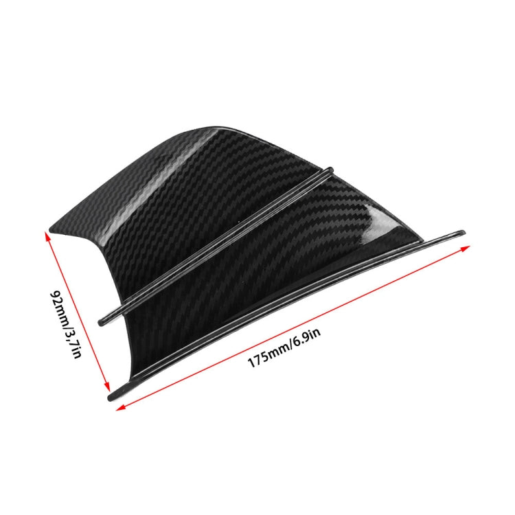 Motorcycle Winglet Aerodynamic Wing Kit Spoiler, Style:Matte Carbon - In Car by buy2fix | Online Shopping UK | buy2fix