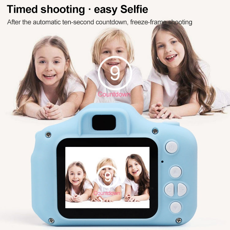 X2S 2.0 Inch LCD Screen Mini Children Camera Digital Camera, For:800W Single Camera+32G+Card Reader+Cartoon Sticker(Black) - Consumer Electronics by buy2fix | Online Shopping UK | buy2fix