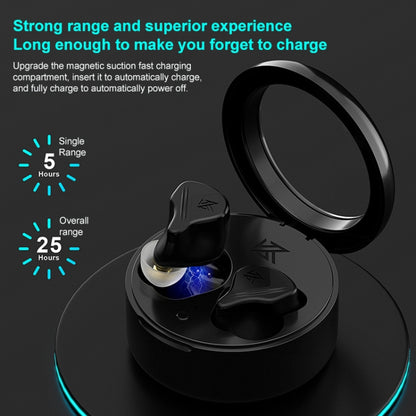 KZ-VXS Ten-Unit Coil Iron Stereo In-Ear Sports Bluetooth Earphones(Obsidian Black) - Bluetooth Earphone by KZ | Online Shopping UK | buy2fix