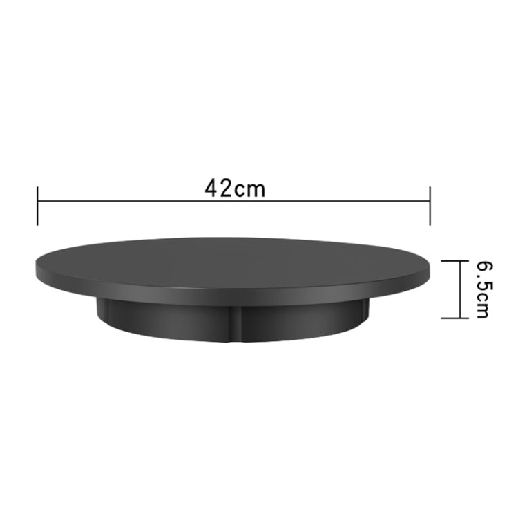 42cm Charging Rotating Display Stand Video Shooting Turntable, Load: 100kg, Power Plug:AU Plug(Black) - Camera Accessories by buy2fix | Online Shopping UK | buy2fix