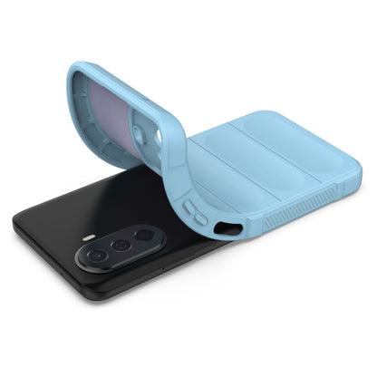 For Huawei Enjoy 50 4G / Nova Y70 Magic Shield TPU + Flannel Phone Case(Dark Blue) - Mobile Accessories by buy2fix | Online Shopping UK | buy2fix