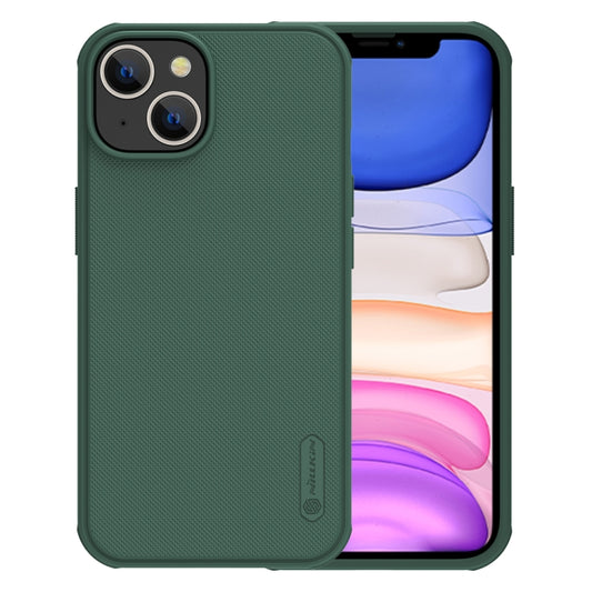 For iPhone 14 NILLKIN Frosted Shield Pro PC + TPU Phone Case (Green) - iPhone 14 Cases by NILLKIN | Online Shopping UK | buy2fix