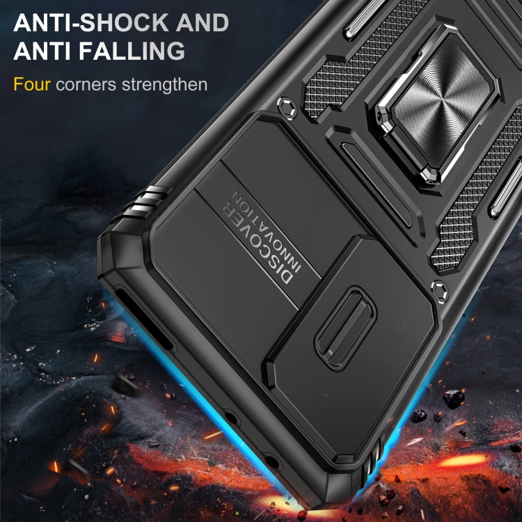 For Xiaomi 12 Pro Armor PC + TPU Camera Shield Phone Case(Black) - Xiaomi Accessories by buy2fix | Online Shopping UK | buy2fix