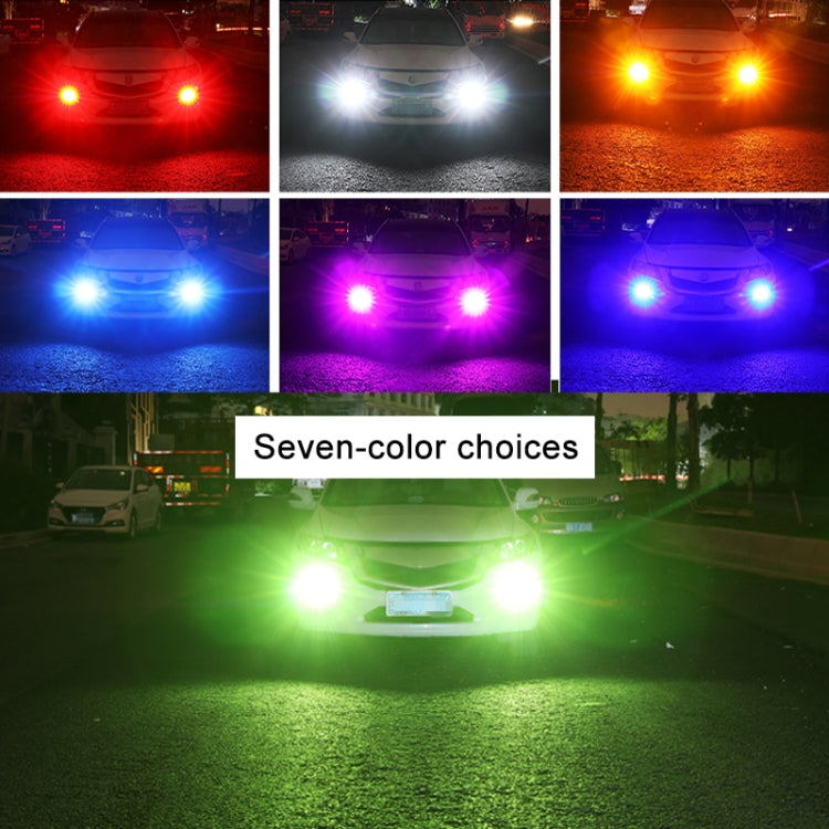 1 Pair 1157 12V 7W Strobe Car LED Fog Light(Red Light) - In Car by buy2fix | Online Shopping UK | buy2fix