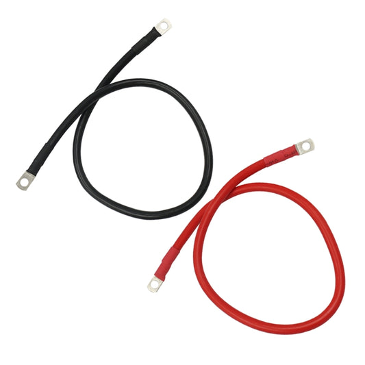 10AWG 6-5 Car 50cm Red + Black Pure Copper Battery Inverter Cable - In Car by buy2fix | Online Shopping UK | buy2fix