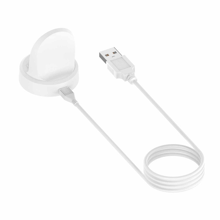 For Samsung Galaxy Watch5 / Watch5 Pro USB Vertical Magnetic Charger Holder(White) - Smart Wear by buy2fix | Online Shopping UK | buy2fix