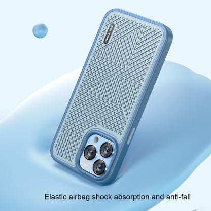 For iPhone 14 WEKOME Graphene Heat Dissipation Phone Case (Blue) - iPhone 14 Cases by WK | Online Shopping UK | buy2fix