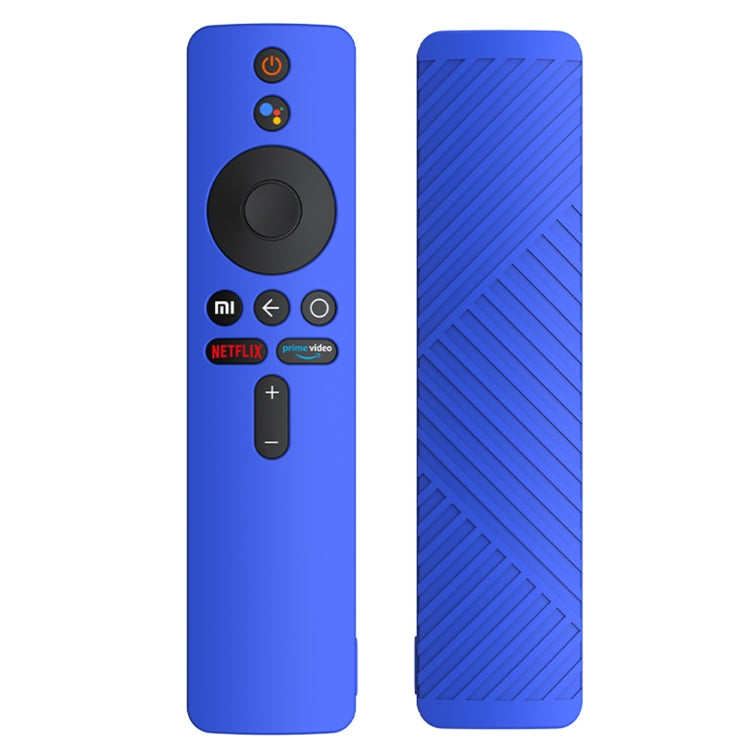 For Xiaomi MiBox S Solid Color Silicone Protective Cover(Dark Blue) - Consumer Electronics by buy2fix | Online Shopping UK | buy2fix