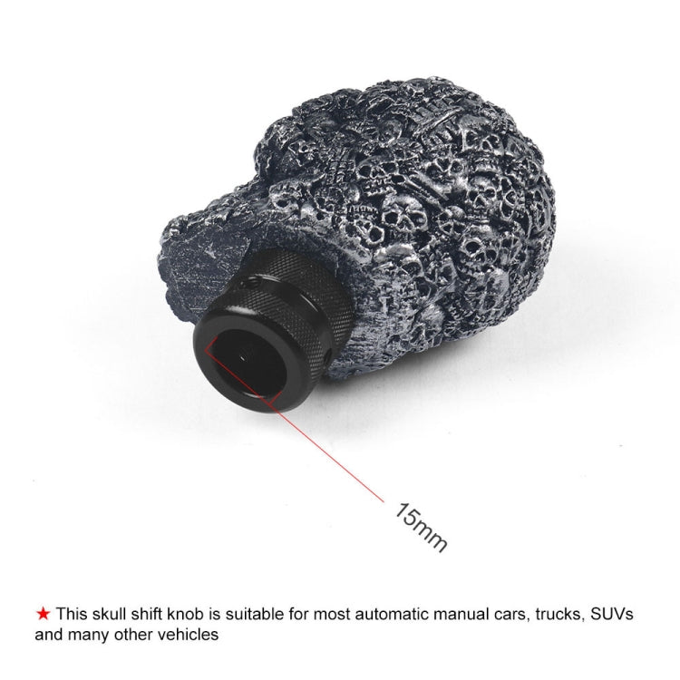 Car Skull Manual Shift Lever Gear Head(Creamy-white) - In Car by buy2fix | Online Shopping UK | buy2fix