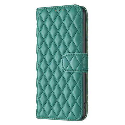 For Samsung Galaxy A14 5G Diamond Lattice Wallet Leather Flip Phone Case(Green) - Galaxy Phone Cases by buy2fix | Online Shopping UK | buy2fix