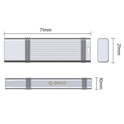 ORICO USB Solid State Flash Drive, Read: 520MB/s, Write: 450MB/s, Memory:512GB, Port:USB-A(Silver) - USB Flash Drives by ORICO | Online Shopping UK | buy2fix