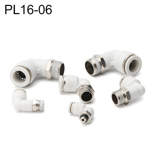 PL16-06 LAIZE PL Elbow Pneumatic Quick Fitting Connector - Interface Series by LAIZE | Online Shopping UK | buy2fix