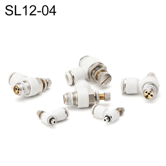 SL12-04 LAIZE SL Throttle Valve Elbow Pneumatic Quick Connector -  by LAIZE | Online Shopping UK | buy2fix