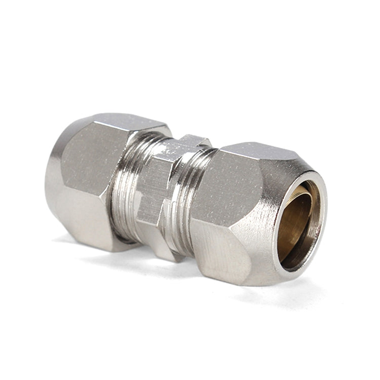 KT-PU-10 LAIZE Nickel Plated Copper Straight Pneumatic Quick Fitting Copper Pipe Connector -  by LAIZE | Online Shopping UK | buy2fix