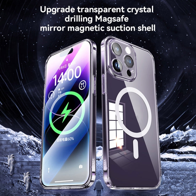 For iPhone 14 SULADA Jingpin Series All-inclusive Lens Electroplated TPU Phone Case(Transparent) - iPhone 14 Cases by SULADA | Online Shopping UK | buy2fix