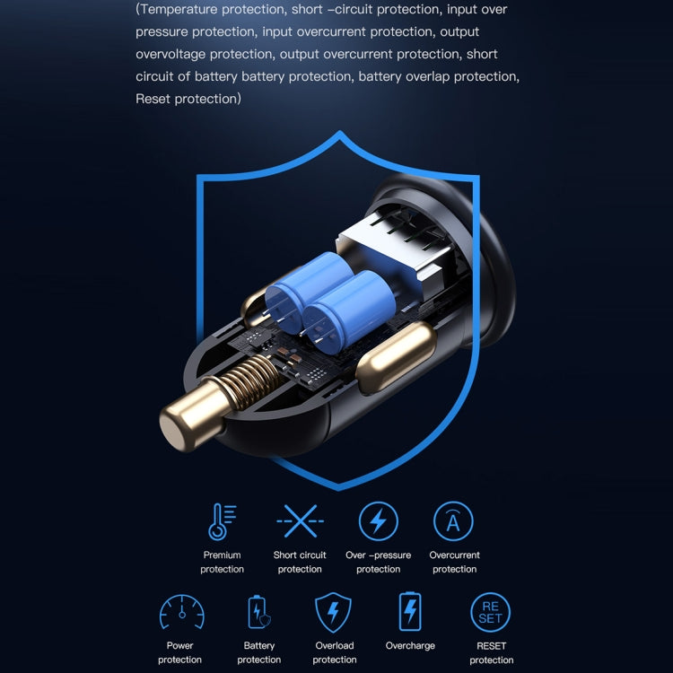 TOTUDESIGN 30W Car Fast Charging, Interface:USB-A + USB-C / Typ-C - In Car by TOTUDESIGN | Online Shopping UK | buy2fix