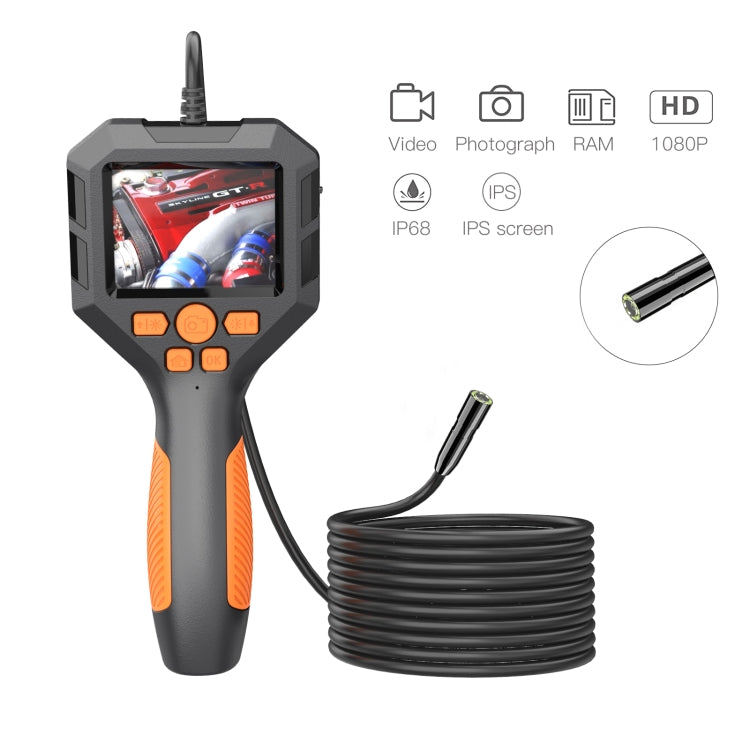 8mm P10 2.8 inch HD Handheld Endoscope with LCD Screen, Length:5m - Consumer Electronics by buy2fix | Online Shopping UK | buy2fix