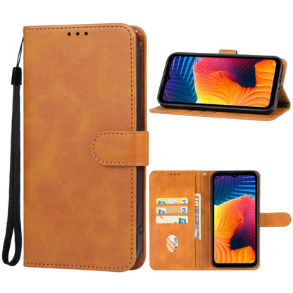 For Doogee V30 5G Leather Phone Case(Brown) - Doogee Cases by buy2fix | Online Shopping UK | buy2fix