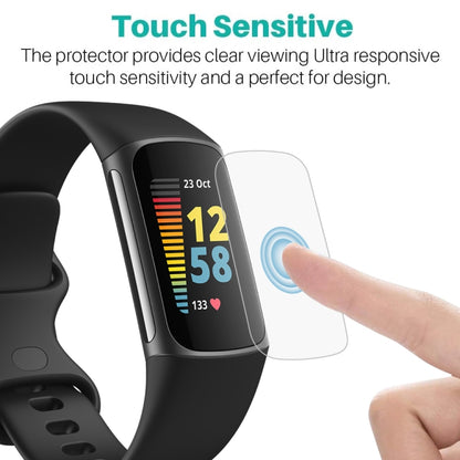 For Fitbit Charge 5 Soft Hydrogel Film Watch Screen Protector - Screen Protector by buy2fix | Online Shopping UK | buy2fix