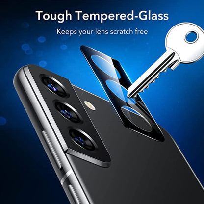 For Samsung Galaxy S22 / S22+ 5G 50pcs Integrated Rear Camera Lens Tempered Glass Film(Black) - Galaxy S22 5G Tempered Glass by buy2fix | Online Shopping UK | buy2fix
