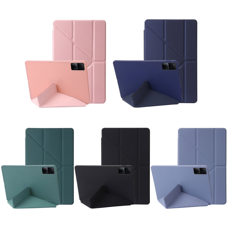 For Xiaomi Redmi Pad 10.6 Deformation Silicone Leather Tablet Case(Lavender) -  by buy2fix | Online Shopping UK | buy2fix