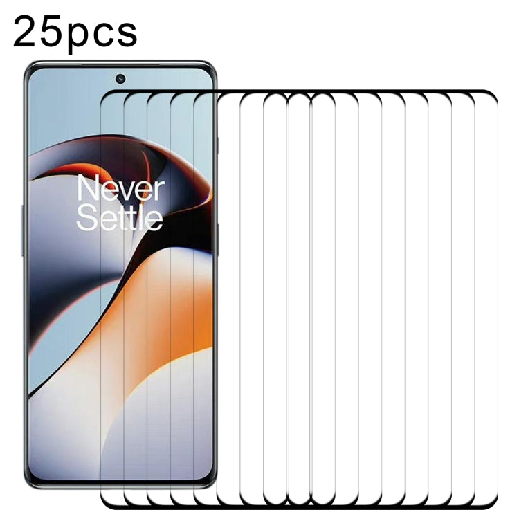 For OnePlus 11R 25pcs 3D Curved Edge Full Screen Tempered Glass Film - OnePlus Tempered Glass by buy2fix | Online Shopping UK | buy2fix