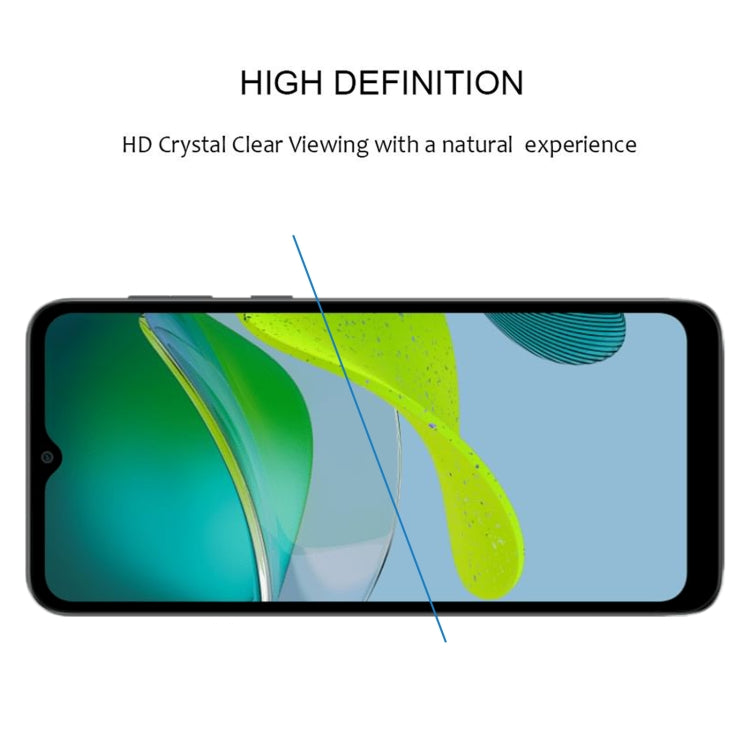 For Motorola Moto E13 25pcs Full Glue Full Screen Tempered Glass Film - Motorola Tempered Glass by buy2fix | Online Shopping UK | buy2fix