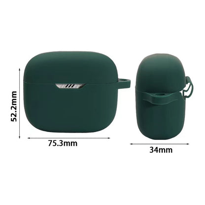 For JBL T230NC TWS Wireless Earphone Silicone Protective Case(Black) - JBL Earphone Case by buy2fix | Online Shopping UK | buy2fix
