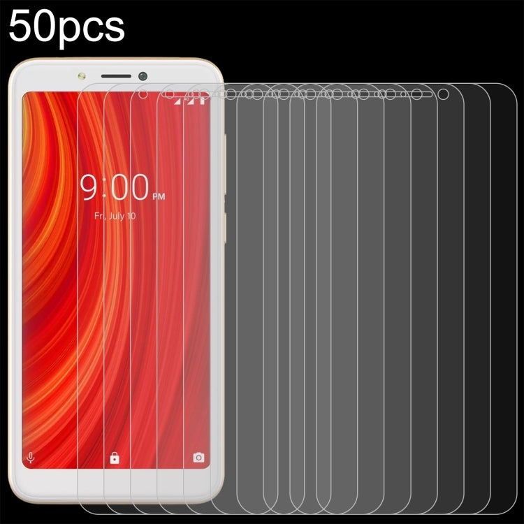 For Lava Z61 Pro 50pcs 0.26mm 9H 2.5D Tempered Glass Film - Others by buy2fix | Online Shopping UK | buy2fix